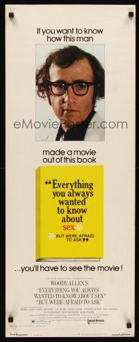 6k315 EVERYTHING YOU ALWAYS WANTED TO KNOW ABOUT SEX style A insert '72 Woody Allen directed!
