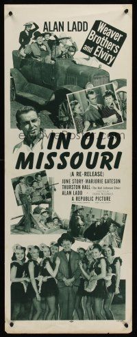 6k407 IN OLD MISSOURI insert R53 great images of the Weaver Brothers & Elviry + Alan Ladd!