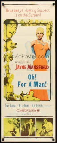 6k782 WILL SUCCESS SPOIL ROCK HUNTER insert '57 super sexy full-length Jayne Mansfield!