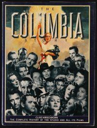 6m178 COLUMBIA STORY first edition hardcover book '89 illustrated history of the movie studio!