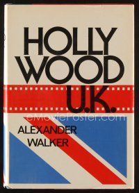 6m193 HOLLYWOOD U.K. first U.S. edition hardcover book '74 British Film Industry in the Sixties!