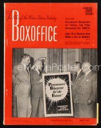 6m081 BOX OFFICE exhibitor magazine June 17, 1950 8-page deluxe RKO insert for 28 movies!go