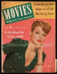 6m110 MODERN MOVIES magazine February 1942 portrait of sexy Ann Sheridan by Marie Miller!