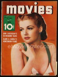 6m106 MODERN MOVIES magazine September 1939 portrait of sexiest Ann Sheridan, her ex-husband talks!