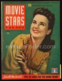 6m159 MOVIE STARS PARADE magazine December 1942 portrait of pretty Deanna Durbin by Ray Jones!