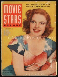 6m156 MOVIE STARS PARADE magazine February 1941 art of Judy Garland, appearing in Ziegfeld Girl!