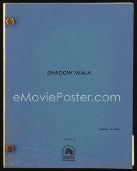 6m305 BRUBAKER second revised draft script March 26, 1979, working title Shadow Walk!