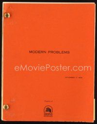 6m328 MODERN PROBLEMS revised second draft script November 17, 1979, screenplay by Shapiro & others