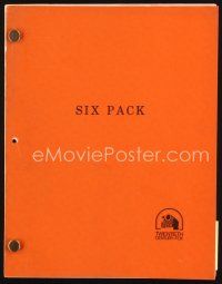 6m335 SIX PACK second revised final draft script November 23, 1981, screenplay by Marvin & Matter!