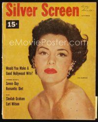 6m100 SILVER SCREEN magazine September 1953 portrait of sexy Cyd Charisse starring in Band Wagon!