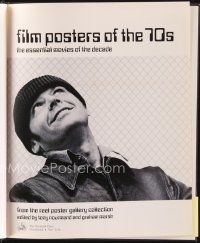 6m185 FILM POSTERS OF THE 70s first edition hardcover book '98 loaded with classic color images!