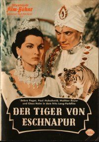 6m256 TIGER OF ESCHNAPUR German program '59 Fritz Lang's Der Tiger von Eschnapur, different!