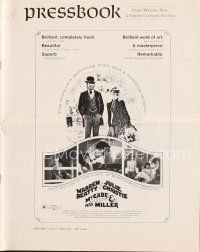 6m402 McCABE & MRS. MILLER pressbook '71 directed by Robert Altman, Warren Beatty, Julie Christie