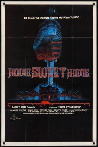 6p422 HOME SWEET HOME 1sh '81 Claude Jade, be it ever humble, there's no place to hide!