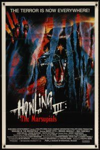 6p441 HOWLING III int'l 1sh '87 Barry Otto, Imogen Annesley, image of Australian outback werewolf!