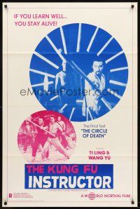 6p491 KUNG FU INSTRUCTOR 1sh '79 Jiao tou, Ti Ling & Wang Yu in kung fu martial arts action!