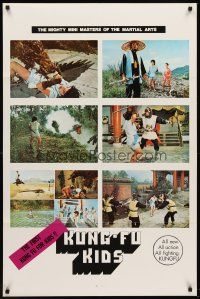 6p493 KUNG-FU KIDS 1sh '80 Lung Fei, Lau Lap Cho, wacky martial arts for children!