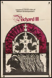 6p728 RICHARD III 1sh R60s Laurence Olivier as the director and in the title role!