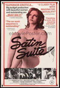 6p761 SATIN SUITE 1sh '79 Samantha Fox, Heather Young, Eric Edwards, sexy images!