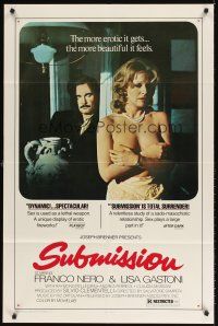 6p764 SCANDAL 1sh '78 Salvatore Samperi's Scandalo, Submission, topless Lisa Gastoni!