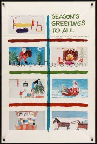 6p773 SEASON'S GREETINGS TO ALL 1sh '79 Christmas themed children's artwork!