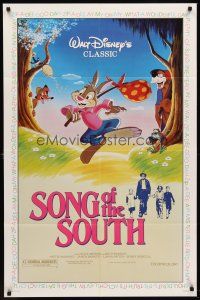 6p826 SONG OF THE SOUTH 1sh R86 Walt Disney, Uncle Remus, Br'er Rabbit & Br'er Bear!