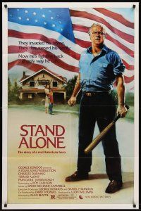 6p846 STAND ALONE 1sh '85 Charles Durning in the story of a real American hero!