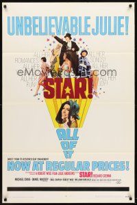 6p848 STAR 1sh '68 Julie Andrews, Robert Wise, Richard Crenna, Daniel Massey