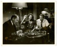 6r082 ASPHALT JUNGLE deluxe 8x10 still '50 Jean Hagen, Sam Jaffe & Sterling Hayden examine jewels!