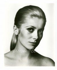 6r128 CATHERINE DENEUVE 8x10 still '60s the beautiful French actress with her hair pulled back!