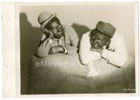 6r138 CHECK & DOUBLE CHECK 8x11 key book still '30 great close up of wacky Amos & Andy!