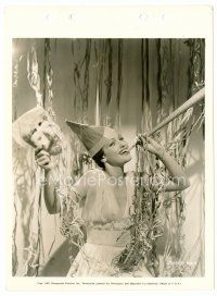 6r193 DOROTHY LAMOUR 8x11 key book still '37 c/u at New Year's Eve party armed with horn & mask!