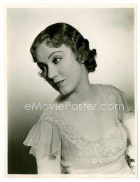 6r219 FAY WRAY 7.75x10 key book still '30s head & shoulders portrait of the beautiful actress!