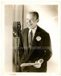 6r234 FRED ASTAIRE 8x10 radio still '36 by NBC microphone performing during the Packard Hour!