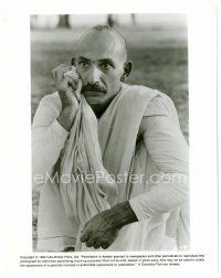 6r247 GANDHI 8x10 still '84 great portrait of Ben Kingsley in title role as the Mahatma!