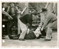 6r262 GO WEST 8x10 key book still '40 Chico & Harpo Marx pick up Groucho after falling downstairs!
