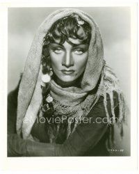 6r267 GOLDEN EARRINGS 8x10 still '47 wonderful close-up of sexy gypsy Marlene Dietrich!