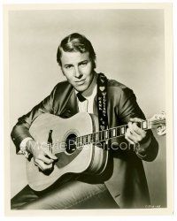 6r278 HANK WILLIAMS JR. 8x10 still '68 wonderful portrait with guitar from A Time to Sing!