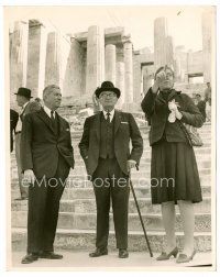 6r280 HARRY S. TRUMAN deluxe 8x10 news photo '64 former President visits the Acropolis in Athens!