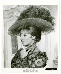 6r284 HELLO DOLLY 8x10 still '70 great profile portrait of Barbra Streisand in elaborate costume!
