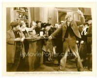 6r321 INFORMER 8x10 still R39 John Ford, angry Victor McLaglen puts his cane on the bar!