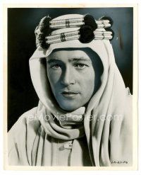 6r390 LAWRENCE OF ARABIA 8x10 still '63 wonderful close portrait of Peter O'Toole in title role!