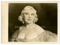 6r416 MAE WEST 8x11 key book still '30s great close up in sexy low-cut feathered dress!