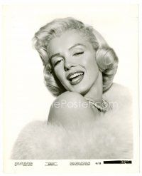 6r427 MARILYN 8x10 still '63 incredible portrait of sexy heavy-lidded Monroe smiling!