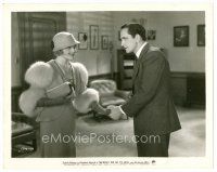 6r444 MERRILY WE GO TO HELL 8x10 still '32 cool image of Adrianne Allen in hat & Fredric March!