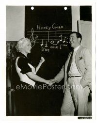 6r470 MUSIC IS MAGIC 8x10 still '35 sexy Alice Faye is a Ball of Fire coached by Ray Walker!