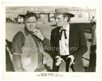 6r512 OUTLAW 8x10 still '46 Walter Huston as Doc Holliday with Thomas Mitchell as Pat Garrett!