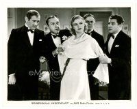 6r533 PROFESSIONAL SWEETHEART 8x10 still '33 sexy Ginger Rogers with McHugh, Ratoff & Pangborn!