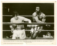 6r566 ROCKY 8x10 still '77 boxers Sylvester Stallone & Carl Weathers slugging it out in the ring!