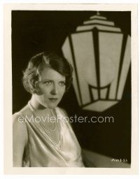 6r579 RUTH CHATTERTON 8x10 still '30s head & shoulders c/u of the pretty actress wearing pearls!